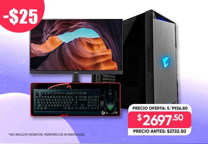 Computadora Intel Core Ultra 7 265k Con Tarjeta de Video Rtx 5070 Ti, SSD M.2 2TB, Ram 64GB