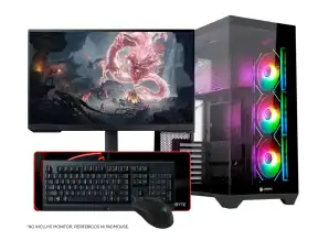 Computadora INTEL CORE I7 12700f Con Tarjeta de Video RTX 5060 TI, SSD M.2 1TB, Ram 32GB