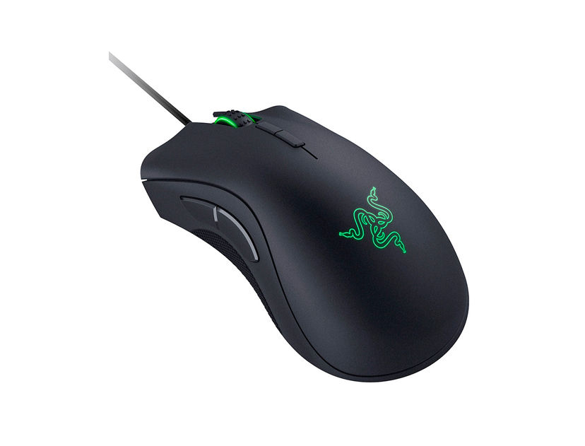 MOUSE RAZER DEATHADDER ELITE CHROMA GAMING, SENSOR HASTA 16.000 DPI, ILUMINACION RGB, CON 7 BOTONES PROGRAMABLES, CONEXION USB, COLOR NEGRO LED - RGB