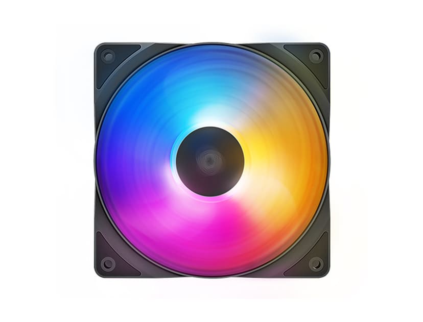 COOLER PARA CASE DEEP RF120FS, 120X120X25M, CON ILUMINACION LED RGB, 4 PINES (DP-FLED3-RF120-FS)