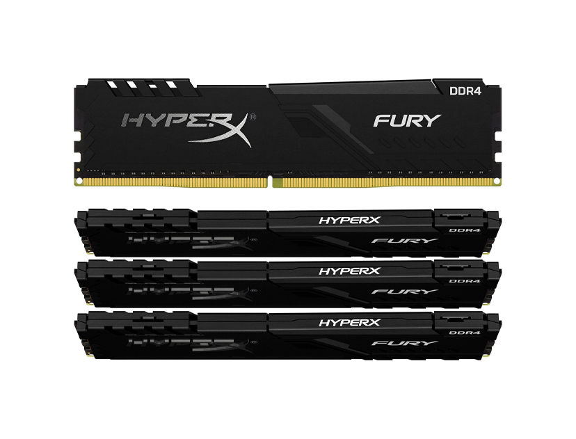 MEM. RAM HYPERX FURY DDR4 16GB/3600 ( HX436C18FB4/16 ) NEGRO