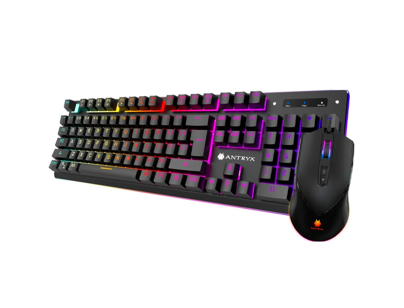 COMBO ANTRYX CHROME STORM GC-2200 ( AGC-CS2200-SP ) TECLADO+MOUSE | LED- RGB