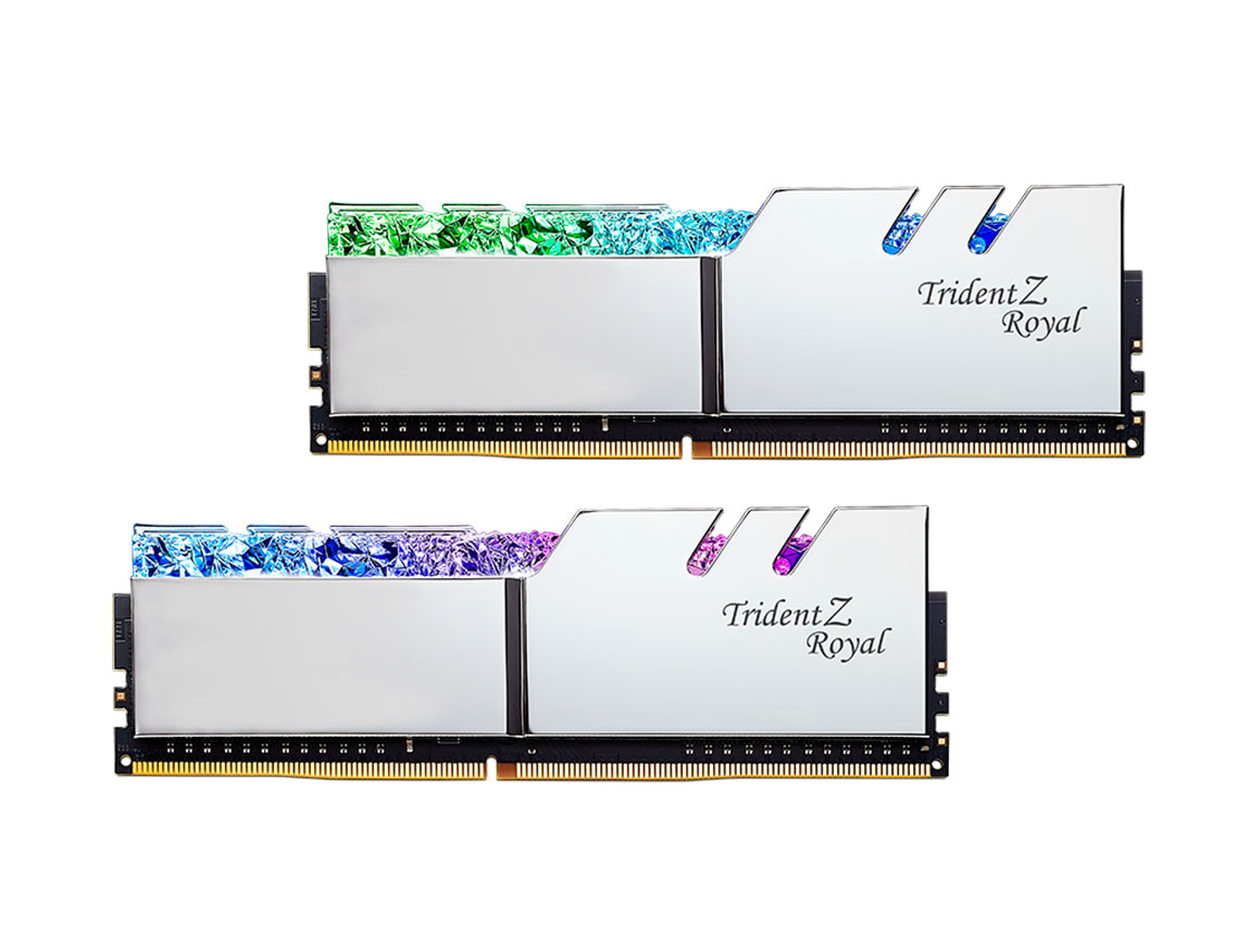 MEM. RAM G.SKILL TRIDENT Z ROYAL DDR4 16GB(2X8)/3600 ( F4-3600C16D-16GTRSC ) LED- RGB