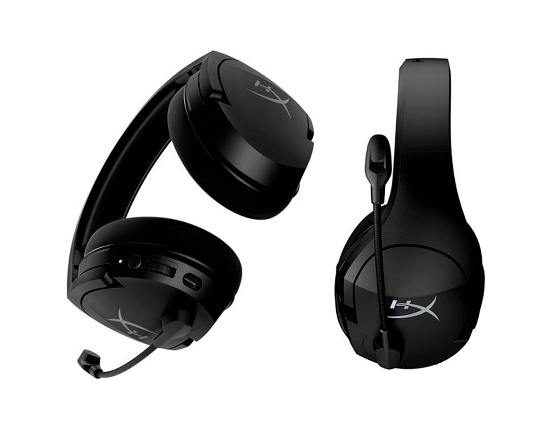 Auriculares gamer inalámbricos HyperX Cloud Stinger Core Wireless + 7.1  HHSS1C-BA negro