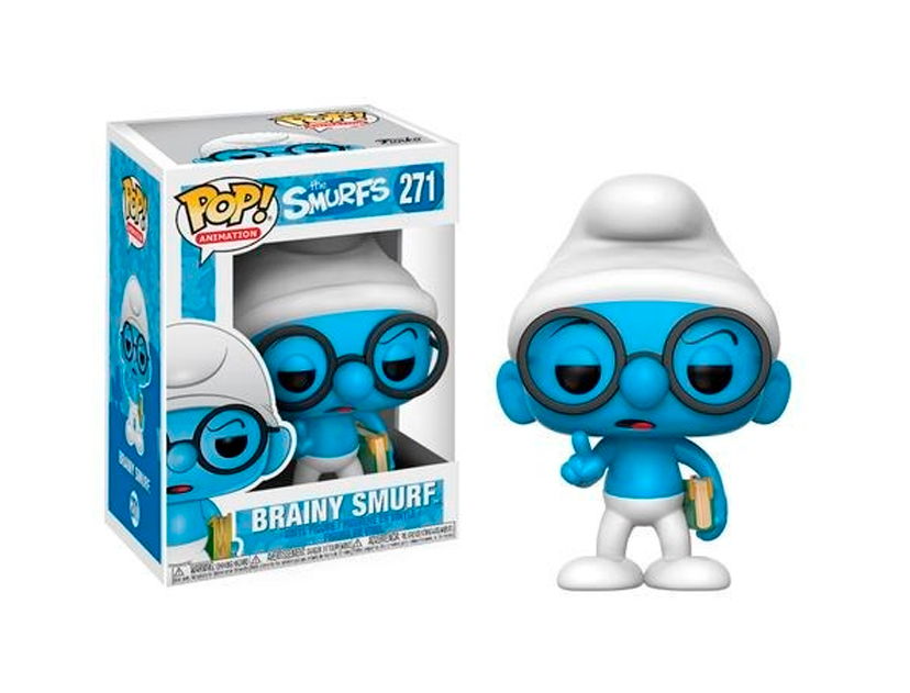 MUÑECO ANIME FUNKO POP LOS PITUFOS BRAINY SMURF ( 271 )