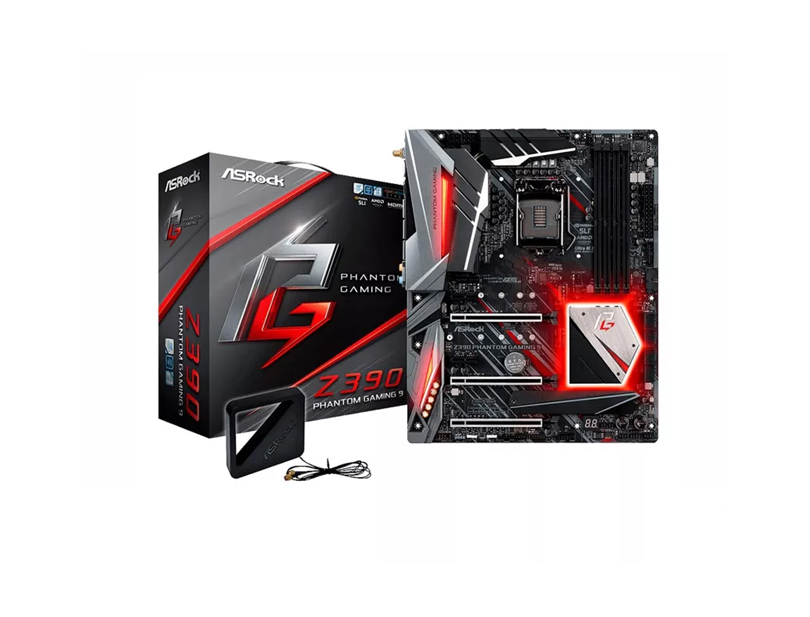 MB ASROCK Z390 PHANTOM GAMING 9 ( 90-MXB8Z0-A0UAYZ ) LGA 1151 | LED- RGB