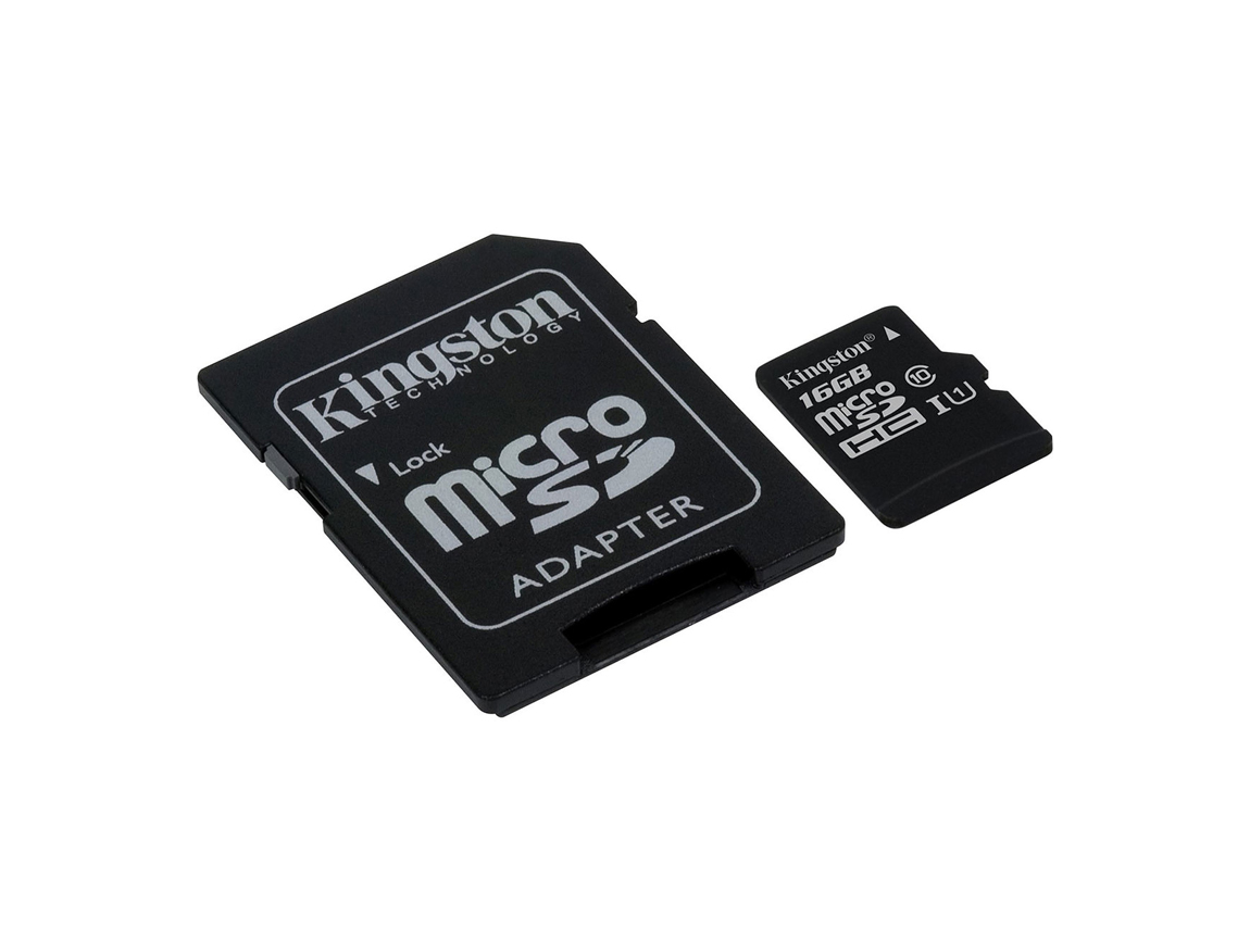 Mentalidad cruzar virar MEMORIA MICRO SD KINGSTON 16GB C/ CARD ADAPTADOR, TARJETA SD, PARA PC DE  ESCRITORIO, LAPTOP, DISPOSITIVOS