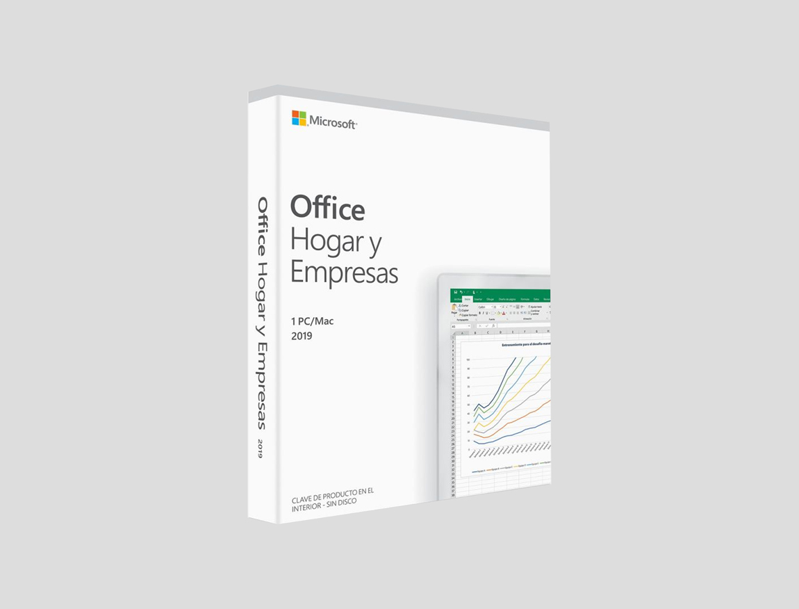 LICENCIA OFFICE HOGAR Y EMPRESAS 20191, 1 PC / MAC, 64 BITS, ESPAÑOL  (T5D-03260)