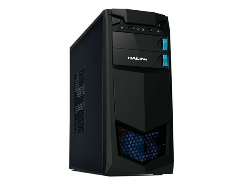 CASE HALION STORM ( 7223 BLUE ) 350W | NEGRO | LED- AZUL