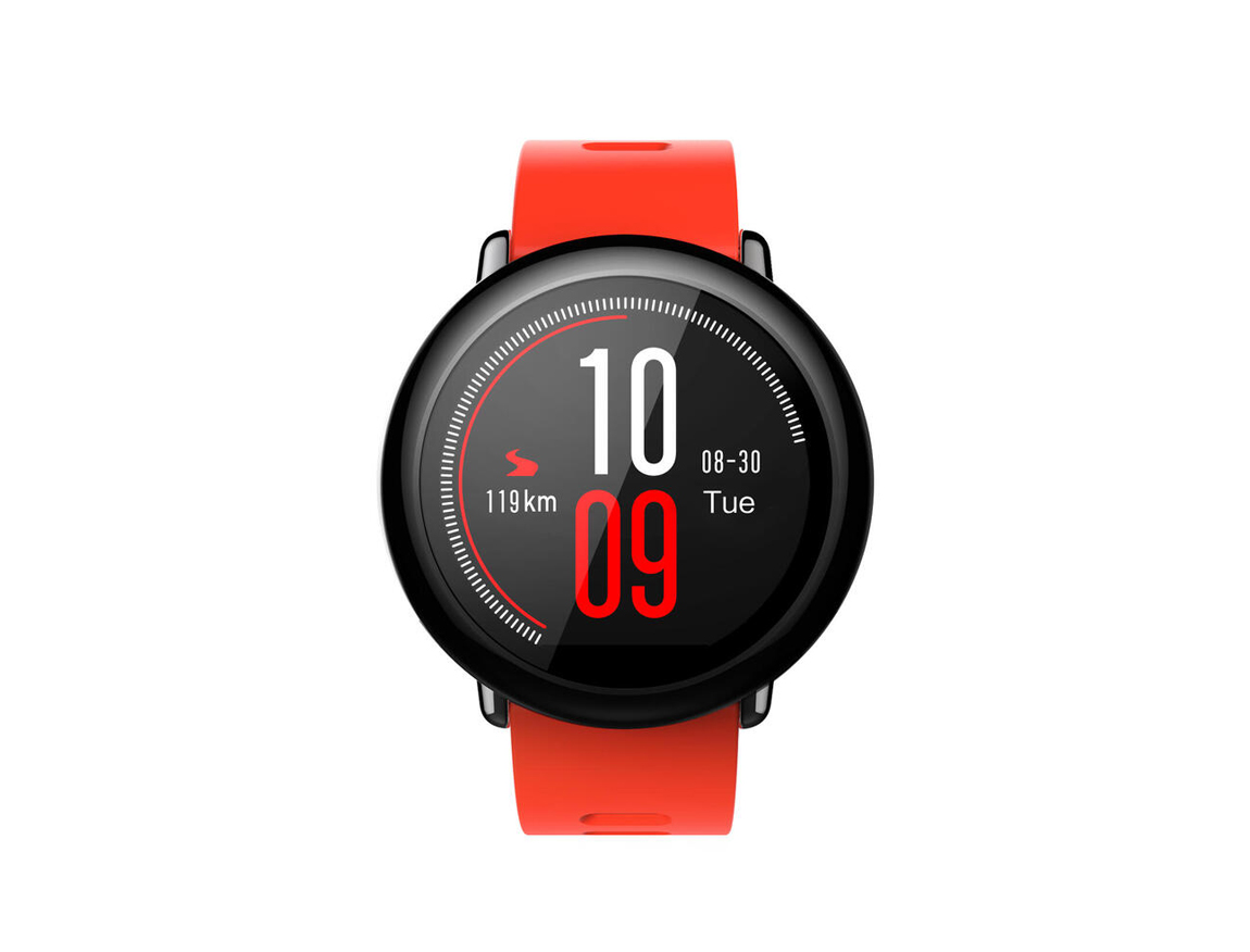 RELOJ INTELIGENTE AMAZFIT PACE A1612 ( UYG4012RT ) NEGRO C/ ROJO ...