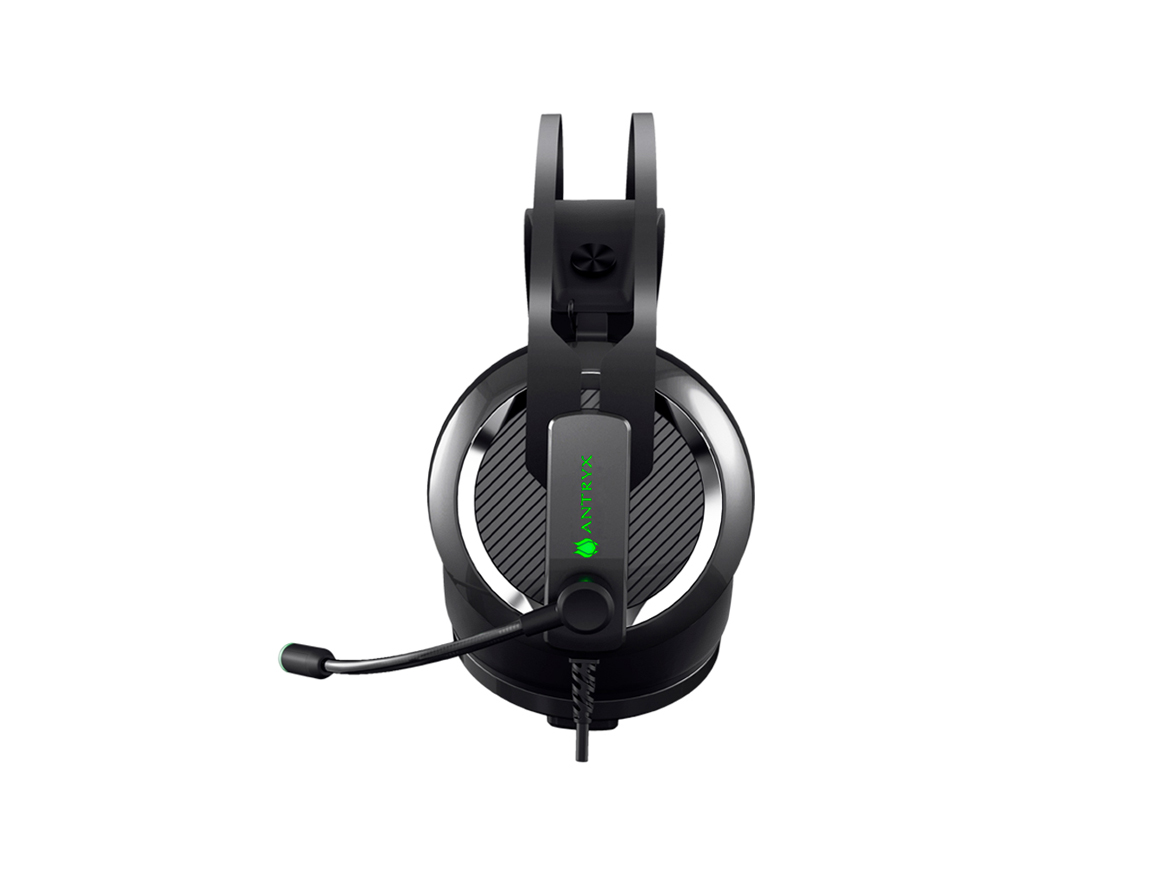 AURICULAR ANTRYX VENTURE ( AGH-7100G7 ) GAMING | NEGRO C/ VERDE+GRIS | LED- VERD