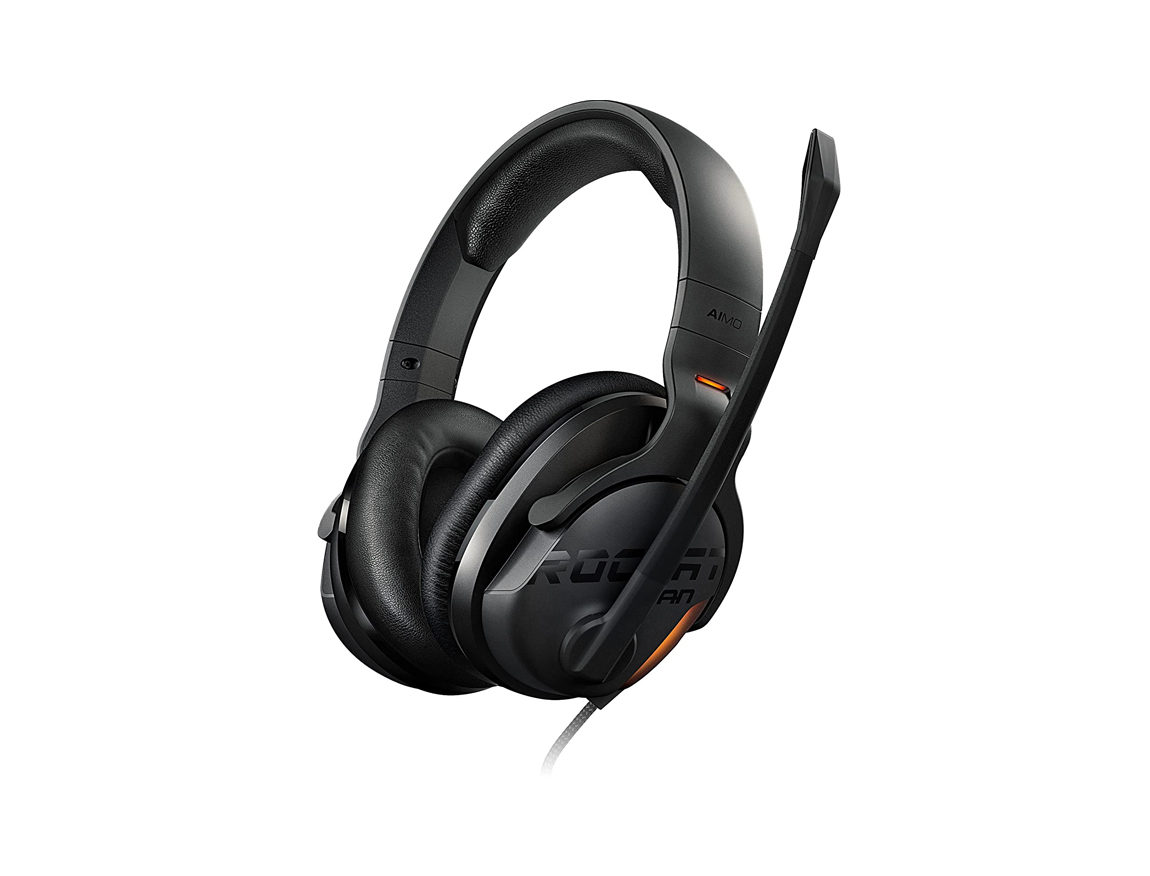 AURICULAR ROCCAT KHAN AIMO GAMING, CON MICROFONO, CONEXION USB, LUZ LED ...