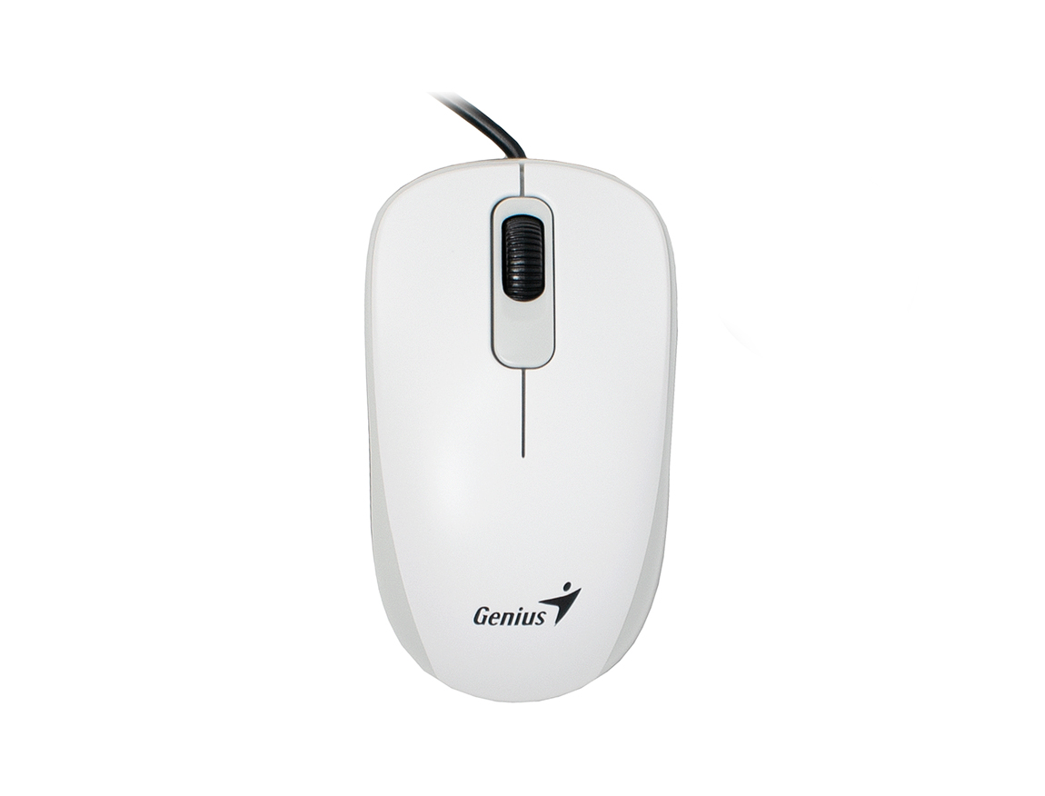 MOUSE GENIUS DX-110 ( 31010116102 ) BLANCO / NEGRO