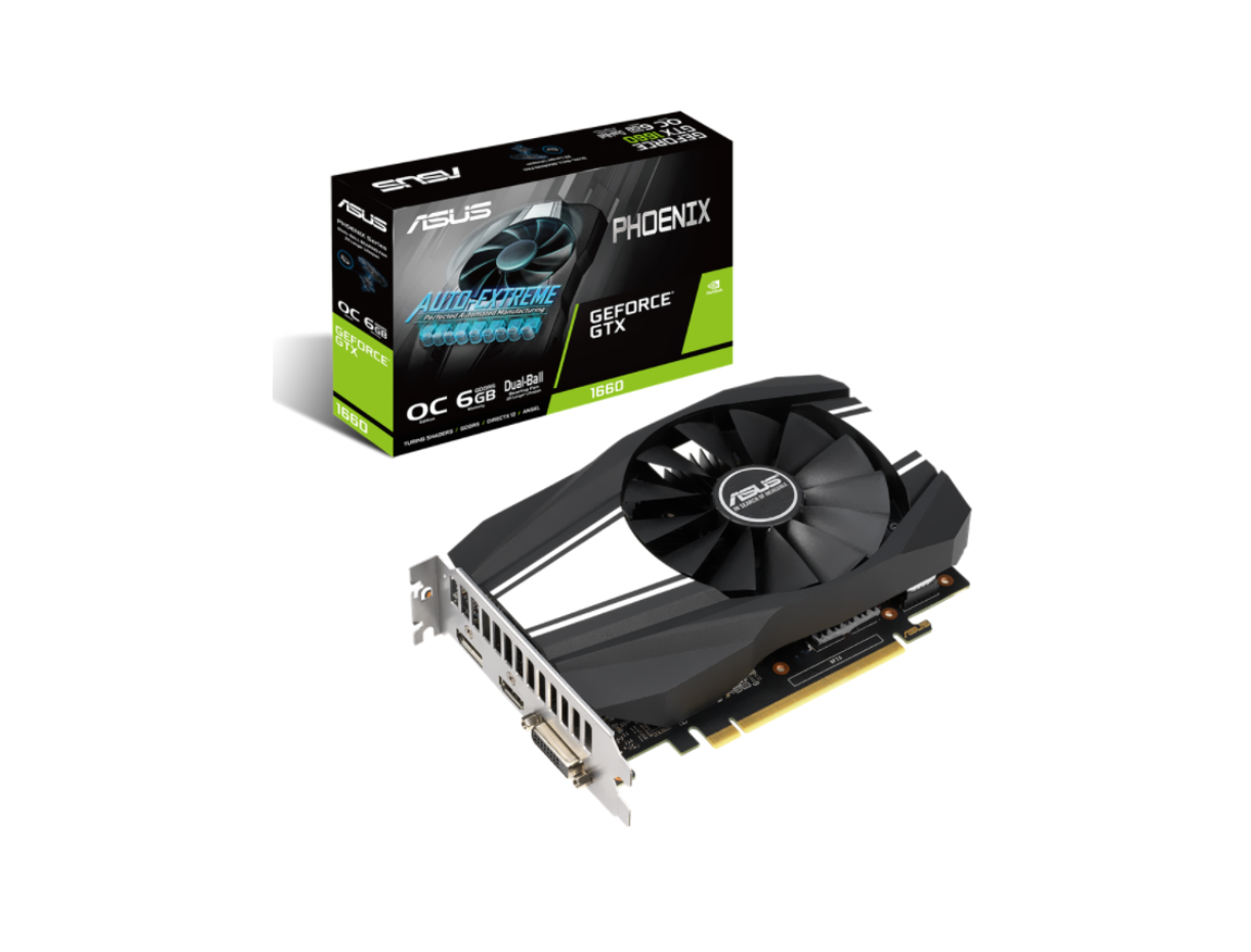 TARJ. VIDEO ASUS GEFORCE GTX 1660 SUPER 6GB GDDR6 ( 90YV0DT0-M0AA00 ) PHOENIX | 192 BIT