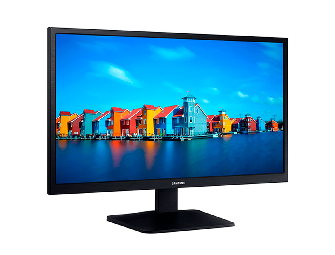 MONITOR SAMSUNG 19" (S19A330NHL) LED TN PLANO D-SUB VGA HDMI 5MS 60HZ 1366X768 16:9