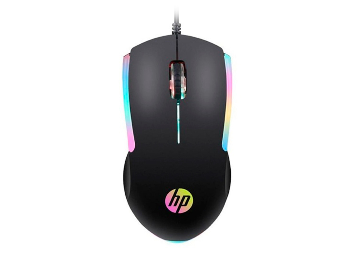 MOUSE HP M160 ( 7ZZ79AA#ABM ) GAMING | NEGRO | LED- RGB