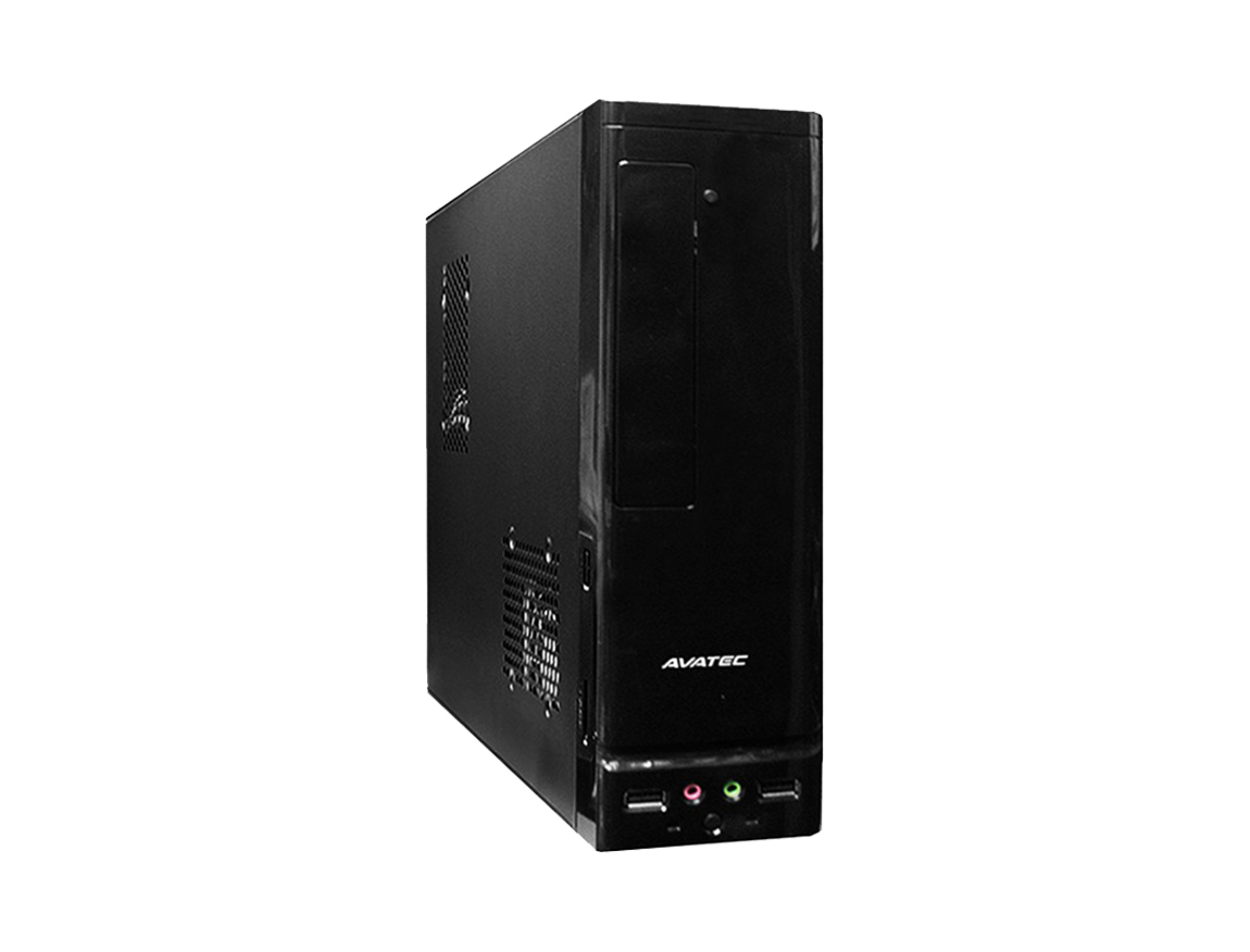 CASE MINI AVATEC SLIM ( CCA-1302BK ) 350W