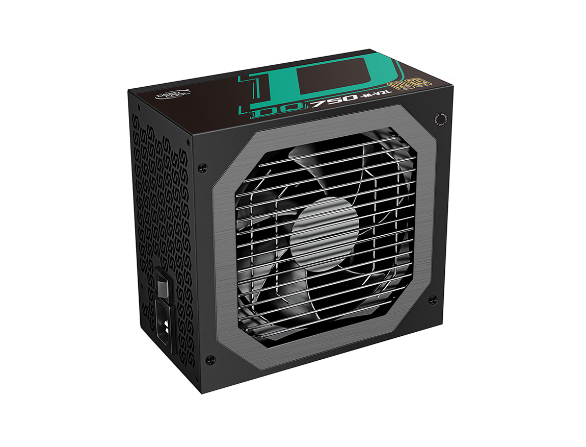 FUENTE DEEP COOL 750W (DP-GD-DQ750-M-V2L) DQ 750 ATX 80 GOLD MODULAR NEGRO