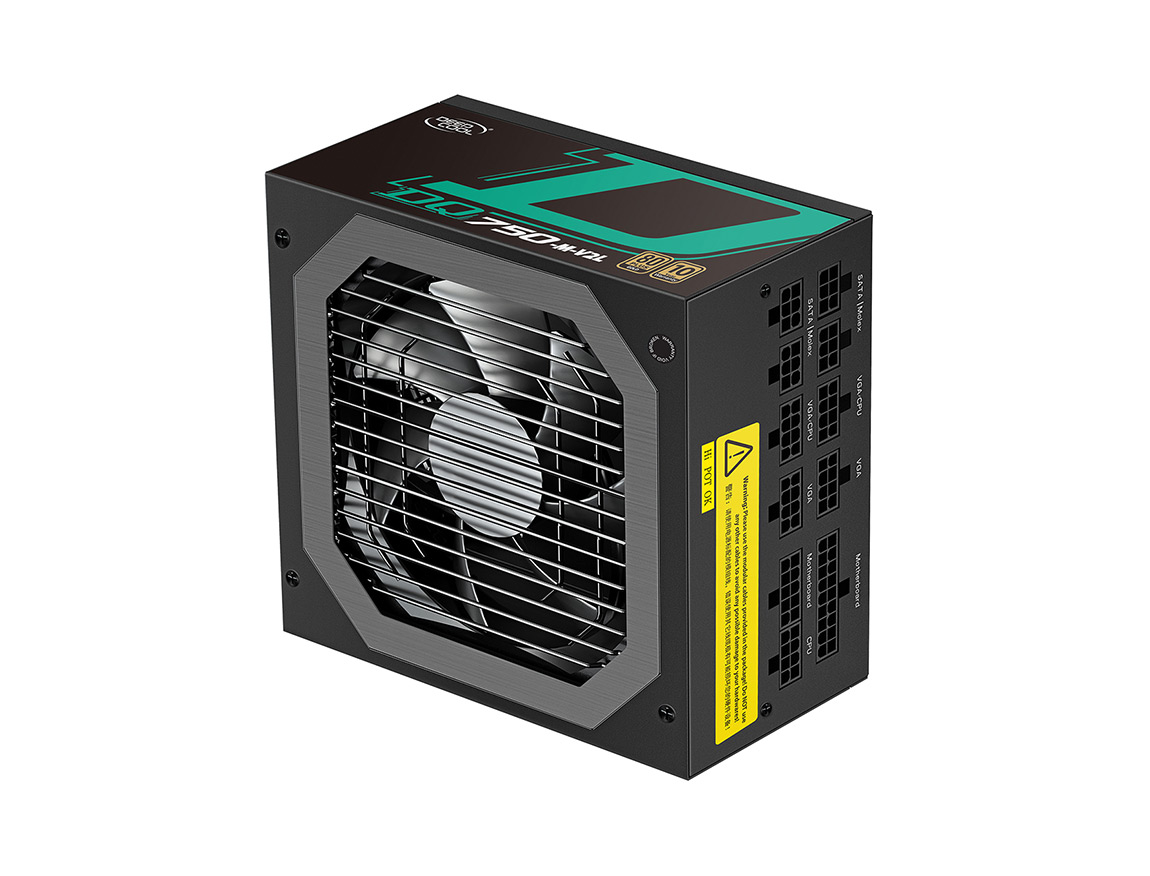 FUENTE DEEP COOL 750W (DP-GD-DQ750-M-V2L) DQ 750 ATX 80 GOLD MODULAR NEGRO