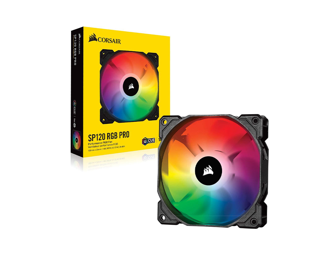 COOLER PARA CASE CORSAIR ICUE SP120 RGB PRO ( CO-9050093-WW ) 120MM | LED - RGB