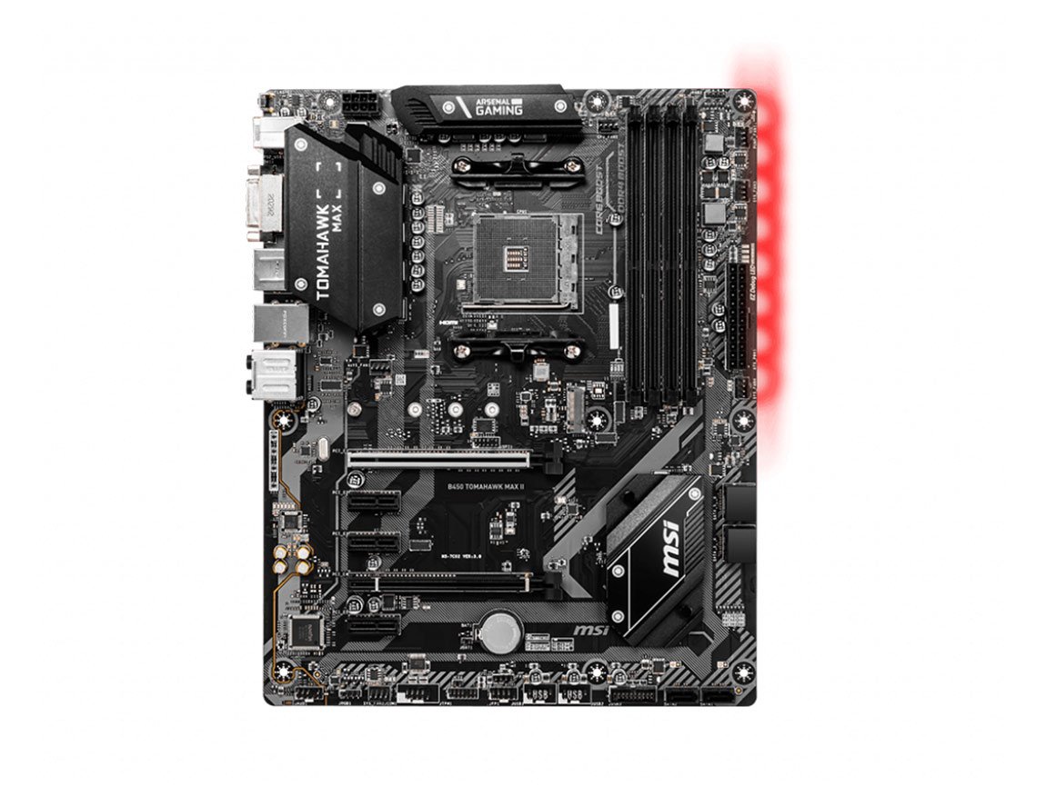 MB MSI B450 TOMAHAWK MAX II ( B450 TOMAHAWK MAX II ) AM4 | LED - RGB