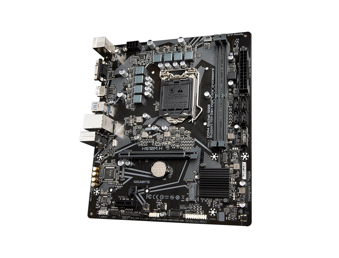 PLACA MADRE GIGABYTE H510M H (H510M-H) SOCKET LGA 1200 | RAM DDR4 BUSS 3200MHZ | 11VA,10MA GEN