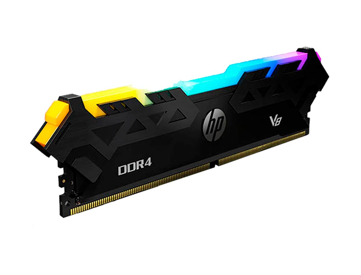MEM. RAM HP V8 DDR4 8GB/3000 ( 7EH82AA#ABM ) NEGRO - RGB