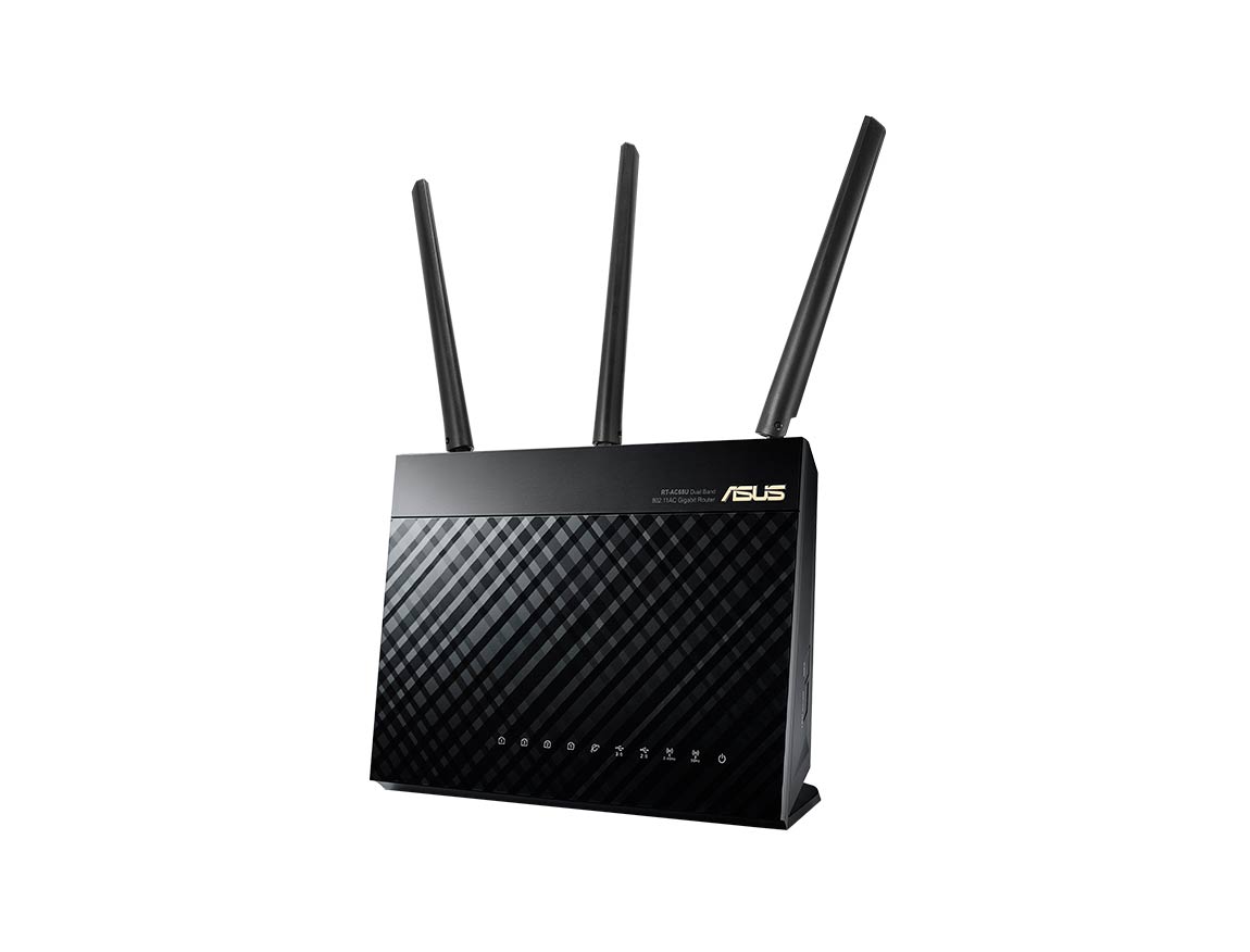 ROUTER INALAMBRICO ASUS WIRELESS-AC1900 DUAL-BAND ( RT-AC68U V3 ) GIGABIT | 1900