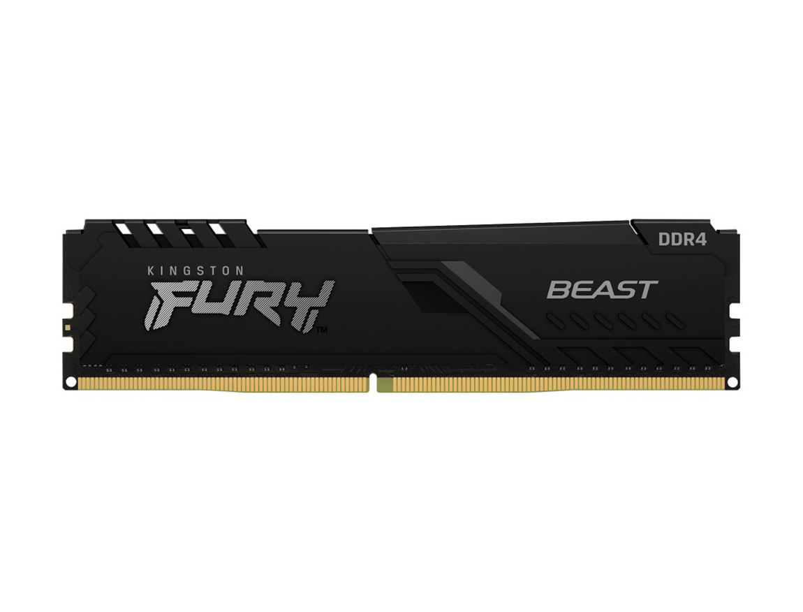 MEM. RAM KINGSTON FURY BEAST DDR4 8GB/3000 ( KF430C15BB/8 ) NEGRO