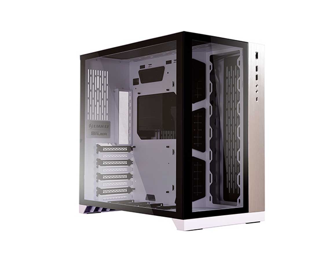 CASE LIAN LI O11 DYNAMIC WHITE ( G99.011DW.00 ) S/ FUENTE | BLANCO | 2 PANEL VID