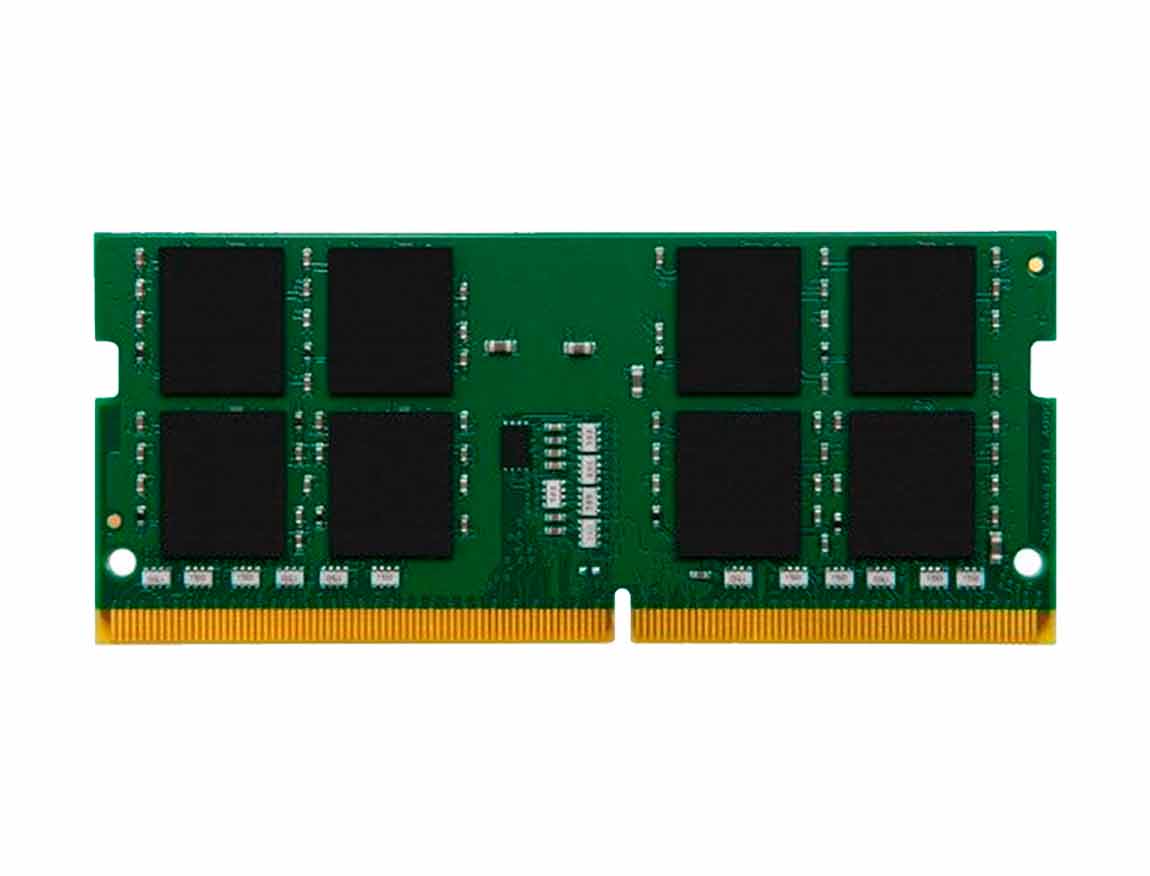 MEMORIA SODIMM KINGSTON DDR4 16GB FRECUENCIA 3200 MHZ, PARA LAPTOP, COLOR VERDE (KCP432SD8/16)