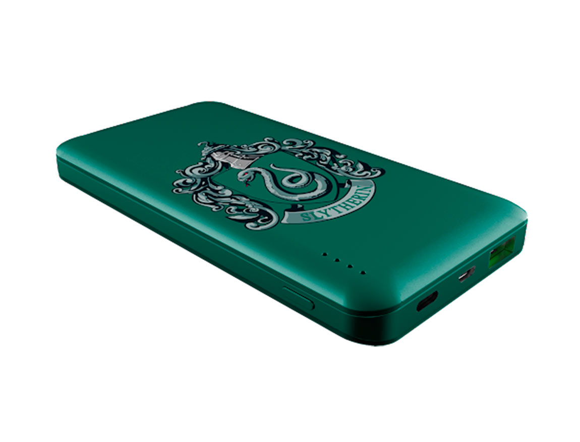 Bateria Emtec Power Bank, Portable Harry Potter Slytherin U800, 1 Puerto Usb-a, 1 Puerto Usb-c, 1 Puerto Micro Usb, Color Verde (eccha5u800hp02)
