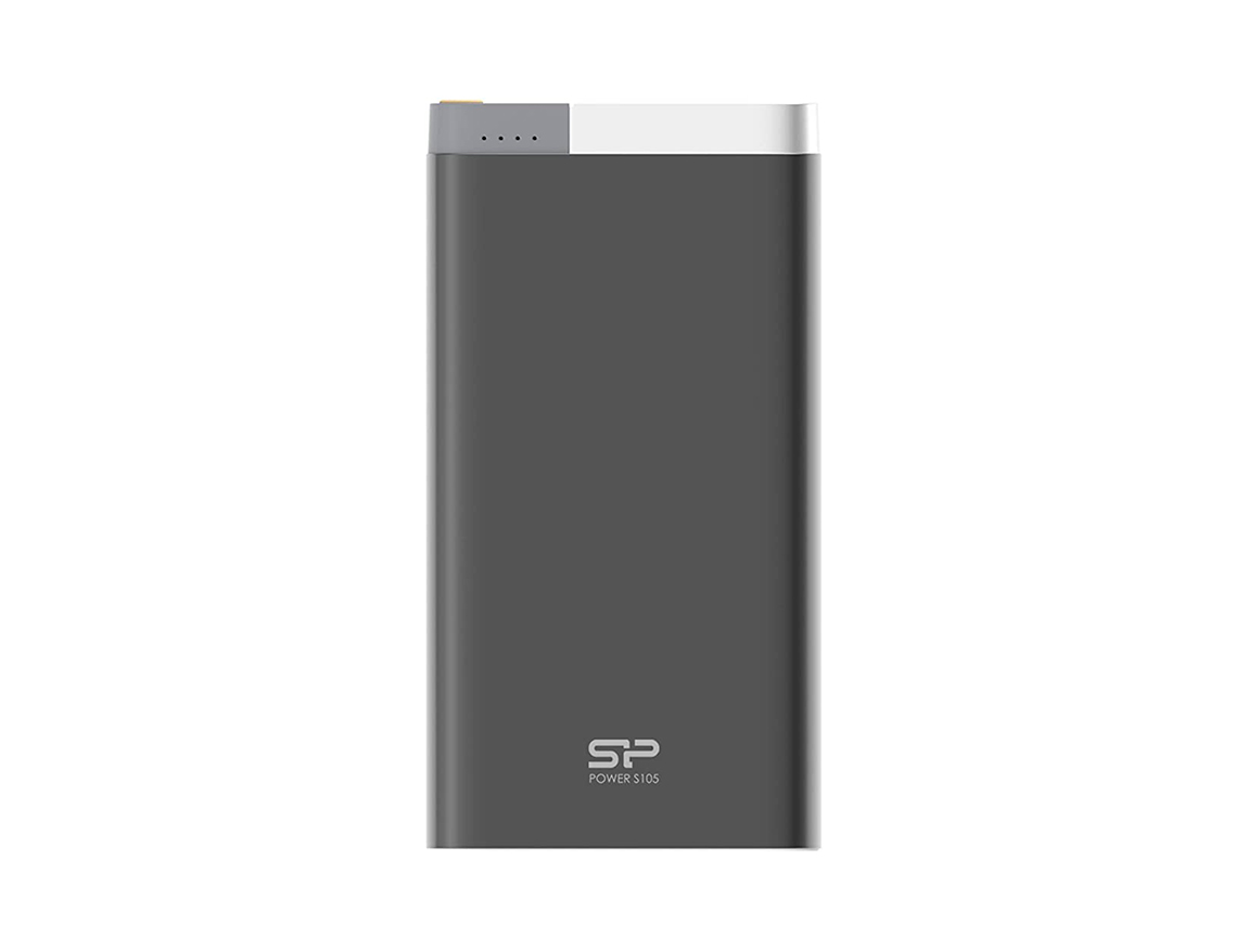 BATERIA SP POWER BANK SILICON POWER S105 PORTABLE, PUERTO USB, 1 PUERTO MICRO USB, BATERIA 10000MAH, COLOR METALICA BLACK  (SP10KMAPBK105P0K)