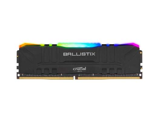 MEM. RAM CRUCIAL BALLISTIX DDR4 8GB/3200 ( BL8G32C16U4BL ) LED-RGB / BLACK