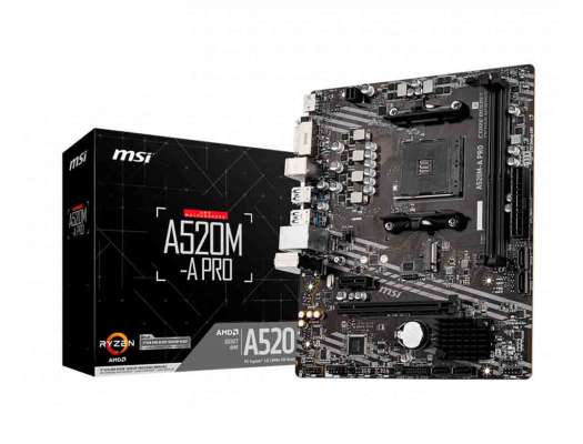 PLACA MADRE MSI A520M-A PRO | AM4 ( A520M-A PRO )