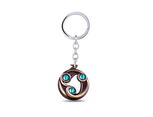 Llavero Dota Evasion Bronze, Color Bronze, 3 Esferas Celestes Incrustadas, 2 Mod (evasion Bronze)