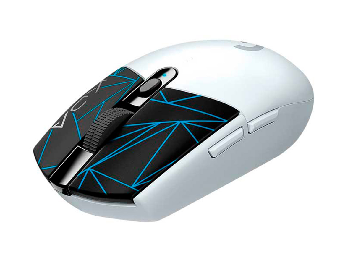 MOUSE INALAMBRICO LOGITECH LIGHTSPEED G305 K/DA GAMING, HASTA 12.000 DPI, CON RECEPTOR USB, DISEÑO ERGONOMICO, 2 BOTONES, WHITE / BLUE (910-006052)
