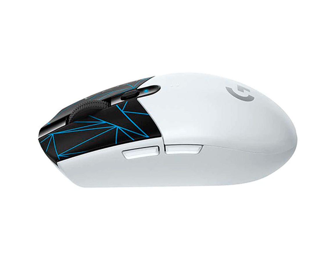 MOUSE INALAMBRICO LOGITECH LIGHTSPEED G305 K/DA GAMING, HASTA 12.000 DPI, CON RECEPTOR USB, DISEÑO ERGONOMICO, 2 BOTONES, WHITE / BLUE (910-006052)