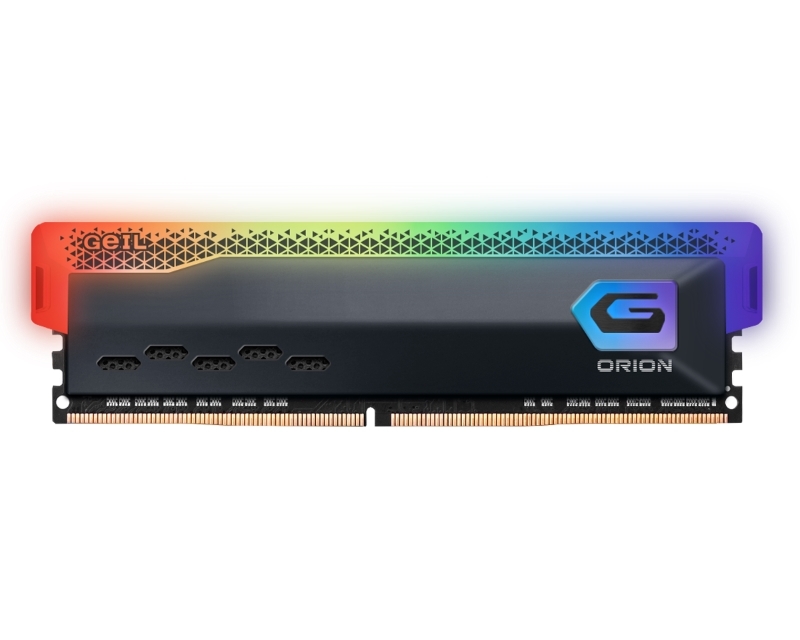 MEM. RAM GEIL ORION DDR4 8GB/3200 ( GAOSG48GB3200C16BSC ) NEGRO | LED- RGB