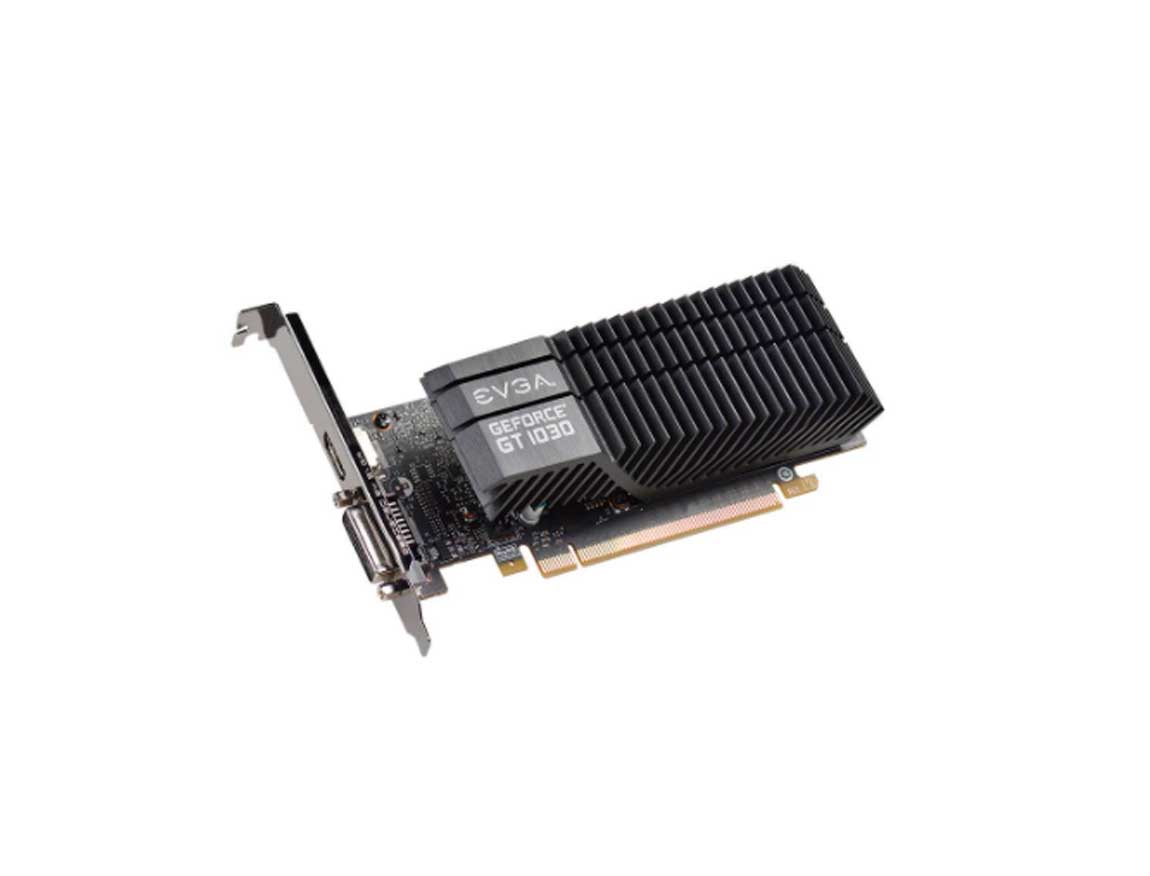 TARJ. VIDEO EVGA GEFORCE GT 1030 SC 2GB DDR5 ( 02G-P4-6332-KR ) 64 BIT | HDMI - DVI-D | LOW PROFILE