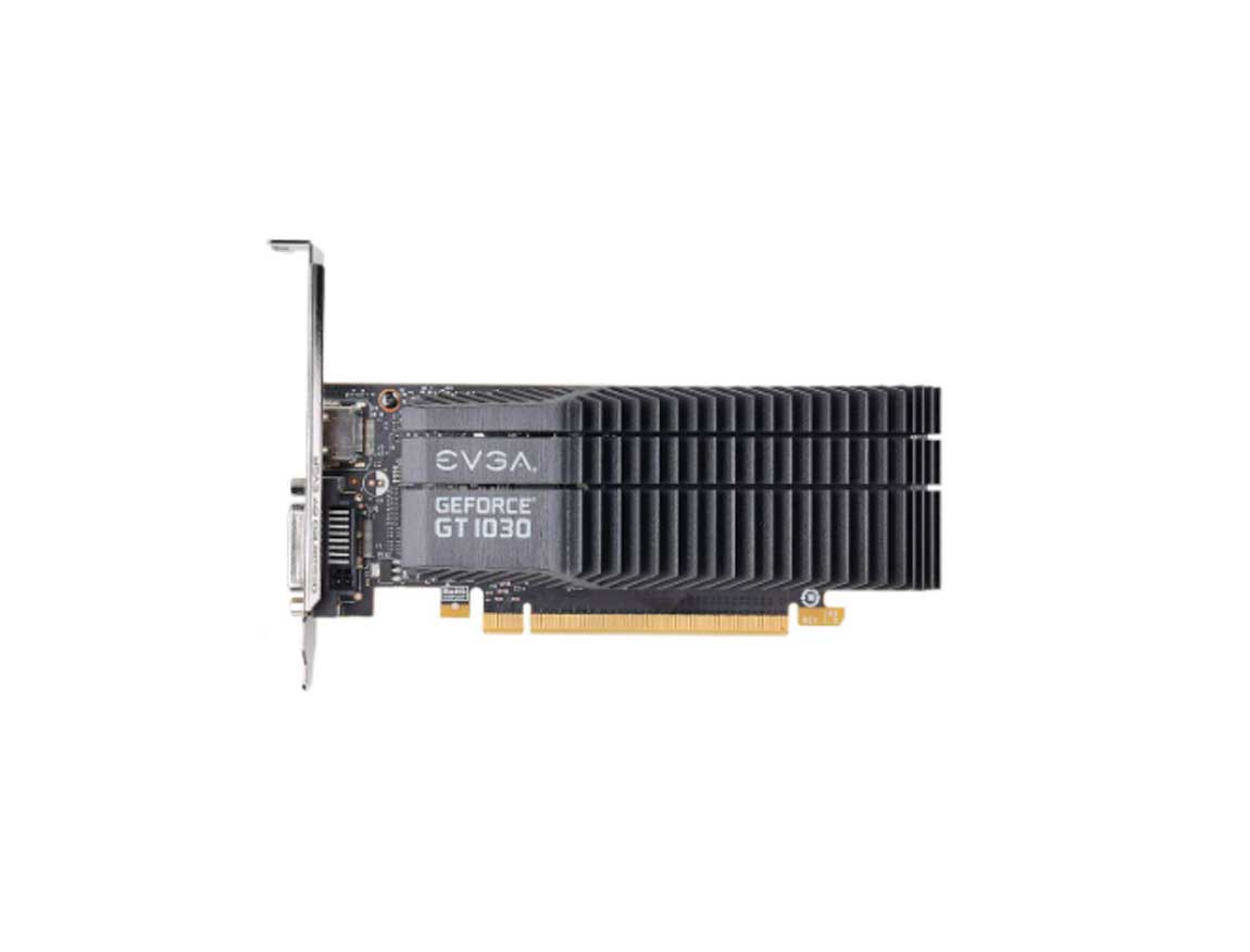 TARJ. VIDEO EVGA GEFORCE GT 1030 SC 2GB DDR5 ( 02G-P4-6332-KR ) 64 BIT | HDMI - DVI-D | LOW PROFILE