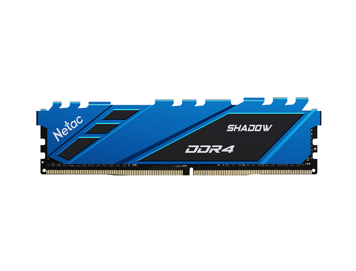 MEM. RAM NETAC SHADOW DDR4 8GB/3200 ( NTSDD4P32SP-08B ) AZUL