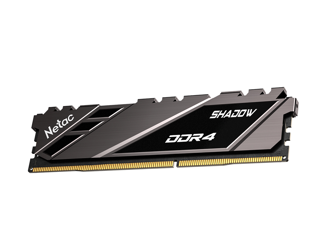 MEM. RAM NETAC SHADOW DDR4 8GB/3200 ( NTSDD4P32SP-08E ) GRIS