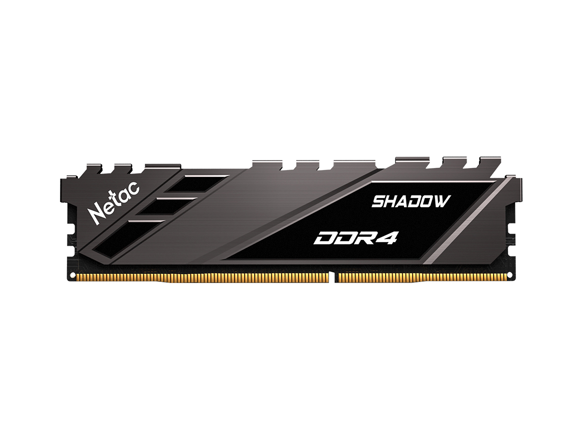 MEM. RAM NETAC SHADOW DDR4 8GB/3200 ( NTSDD4P32SP-08E ) GRIS