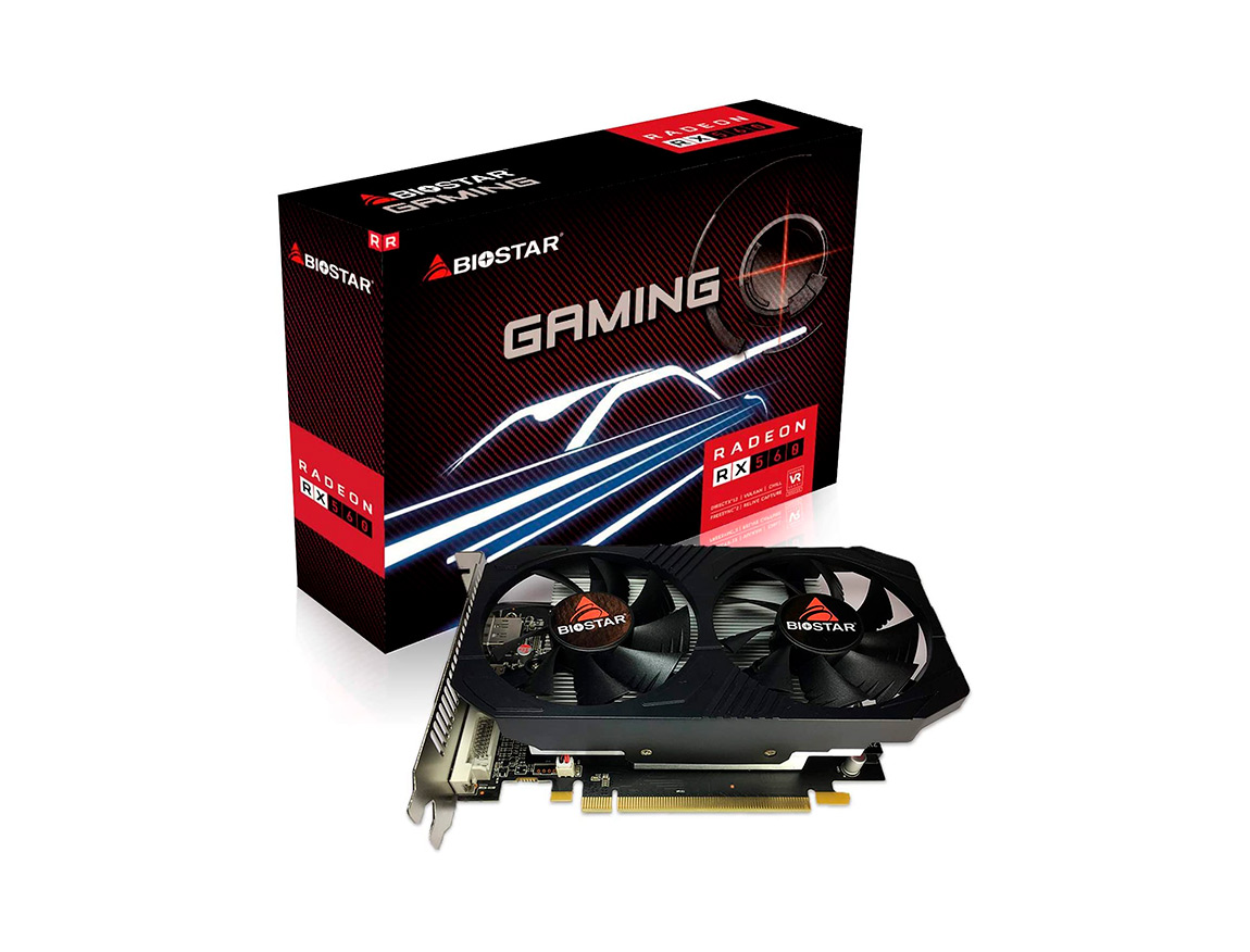 TARJ. VIDEO BIOSTAR RADEON RX560 4GB DRR5  ( BIOSTAR RADEON RX560 ) | 128BIT | DVI - DP - HDMI
