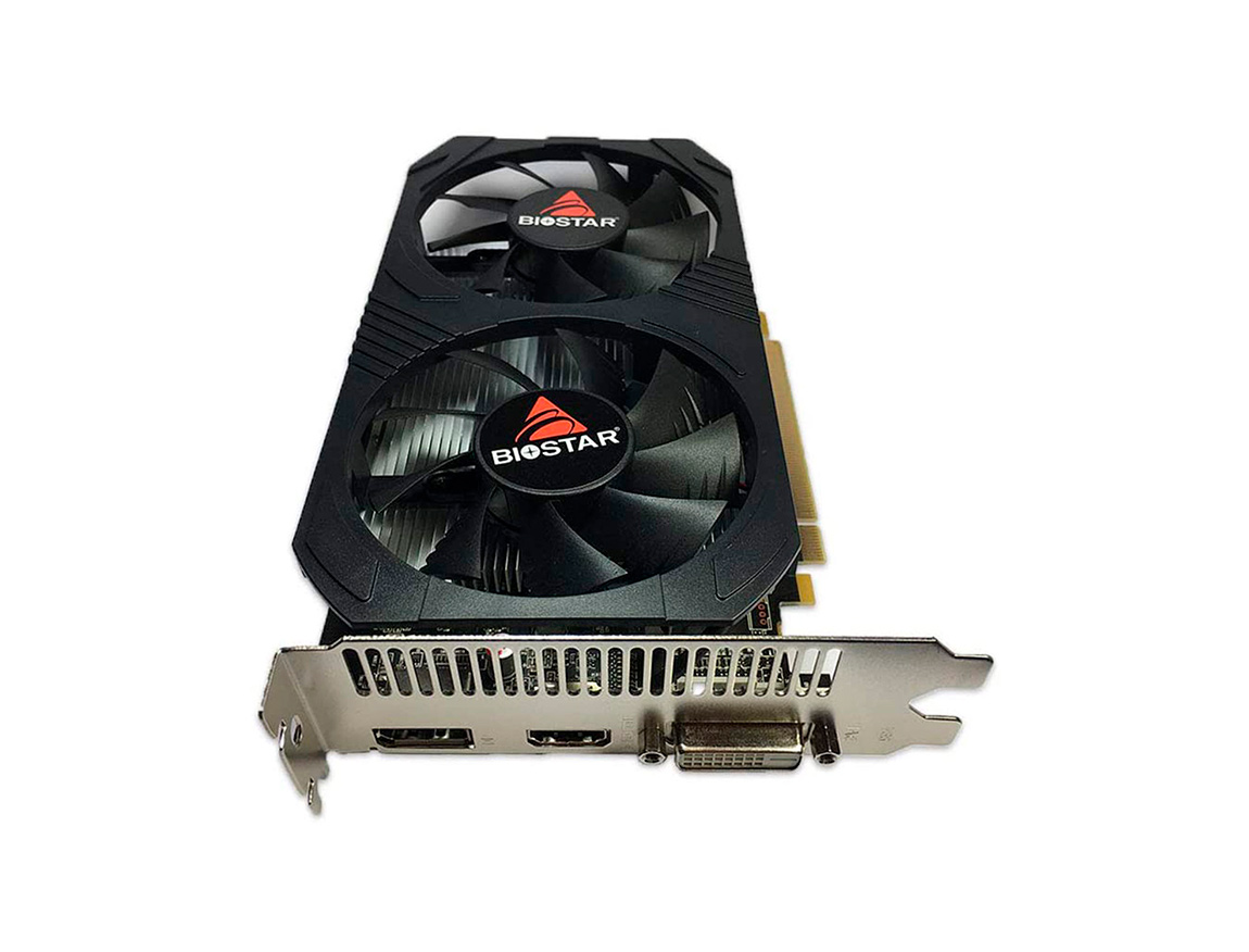 TARJ. VIDEO BIOSTAR RADEON RX560 4GB DRR5  ( BIOSTAR RADEON RX560 ) | 128BIT | DVI - DP - HDMI