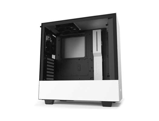 CASE NZXT H510 ( CA-H510B-W1 ) S/ FUENTE | NEGRO / BLANCO | 1 PANEL VIDRIO