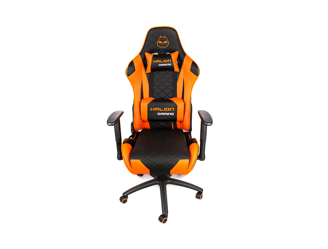 SILLA GAMER HALION HA-S41 ( MOD. HA-S41 ) | 180° | NEGRO C/ NARANJA