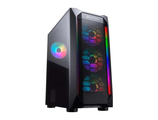 CASE COUGAR MX410 MESH-G ( 385VM70.0004 ) | GAMING | S/ FUENTE | NEGRO | 1 PANEL VIDRIO |