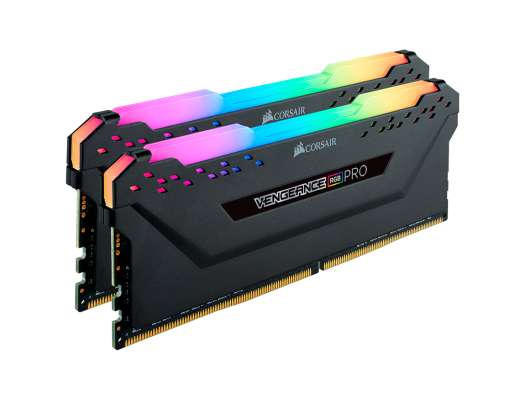 MEM. RAM CORSAIR VENGEANCE RGB PRO DDR4 16GB(2X8)/2666MHZ ( CMW16GX4M2A2666C16 ) | LED-RGB
